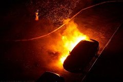 В Хабаровском крае подожгли автомобиль начальника районного ГИБДД