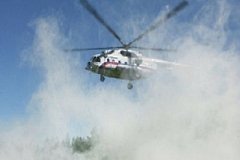 В Ванинский район вылетел вертолёт Ми- 8 МЧС России для эвакуации пациента в Хабаровск