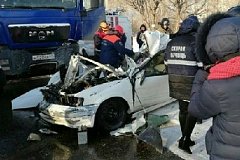 Три человека погибли в жуткой аварии в Хабаровском крае (фото)
