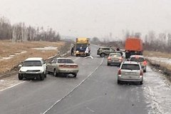 Массовое ДТП произошло на трассе Хабаровск - Комсомольск-на-Амуре (фото)