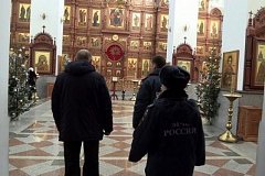 В преддверии Рождества сотрудники пожнадзора проводят рейды в местах богослужений в Хабаровском крае