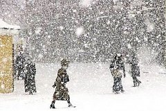 Север Хабаровского края накрыл снежный циклон. Закрыты школы