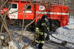 В Комсомольске на пожаре в жилом доме успели спасти мужчину