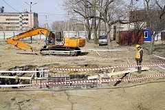 В Хабаровске началось строительство водовода на Красную речку