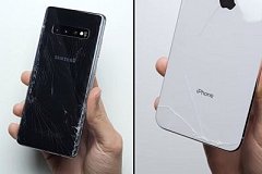 iPhone XS оказался прочнее Samsung Galaxy S10 (видео)