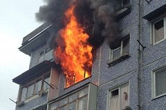 Мужчина погиб в своей квартире при пожаре в Хабаровском крае