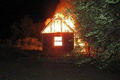 Человек сгорел в дачном домике в Хабаровском крае