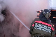 Ветеринарный центр с животными загорелся в Хабаровске