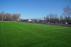 Стадион в поселке имени Горького заработает в декабре 2019 года