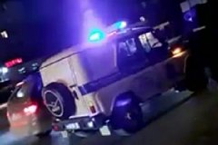 Полицейский автомобиль попал в аварию во Владивостоке (видео)