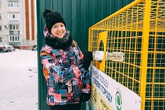 В Хабаровске «Балтика» установила десятитысячный контейнер для раздельного сбора отходов