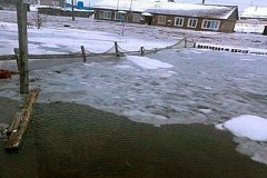 Вода ушла из подтопленных домов Охотского района