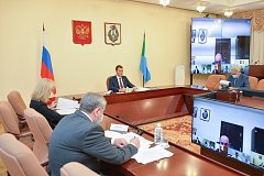 Михаил Дегтярев провел заседание наблюдательного совета ТОСЭР «Хабаровск»