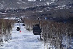 Новая скоростная канатная дорога появилась на горнолыжном курорте "Холдоми" в Хабаровском крае