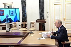 Владимир Путин провел рабочую встречу с Михаилом Дегтяревым