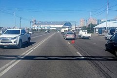 Три Тойоты без страховки стали участниками ДТП в Хабаровске