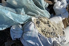Мешки с неизвестным веществом обнаружили на сельхозугодьях в Заозерном
