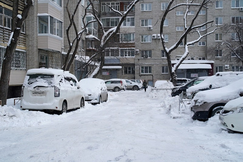 В Хабаровске будут эвакуировать брошенные автомобили, которые мешают уборке снега фото 2