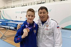 Комсомольчанин выиграл Первенство мира по прыжкам на батуте