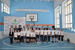 В школе села Гродеково сделали капитальный ремонт спортзала