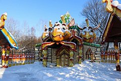 В хабаровском парке «Северный» появился «Сквер русских народных сказок»