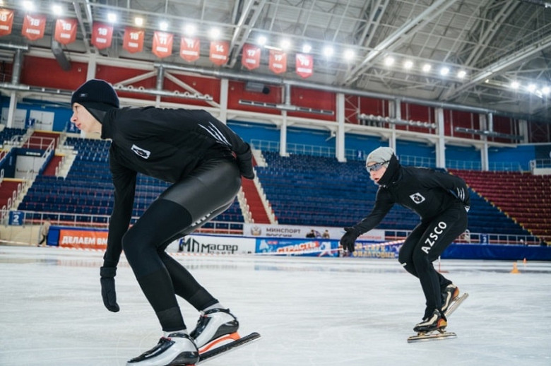 Более 150 конькобежцев вышли на «Лед надежды нашей» в Хабаровске и Комсомольске-на-Амуре фото 2