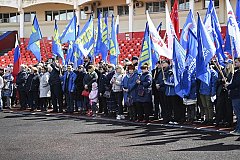 Митинг в поддержку Владимира Путина прошел в Хабаровске