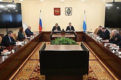 Михаил Дегтярев провел совещание с федеральным министром юстиции Константином Чуйченко