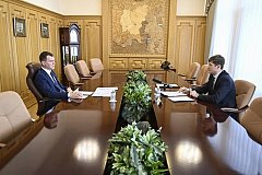 Михаил Дегтярев обсудил с главой краевого Избиркома новшества в избирательном законодательстве