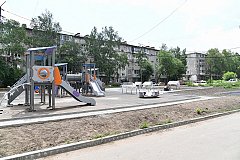 Ремонт придомовых территорий начался в Хабаровске по программе "1 000 дворов"
