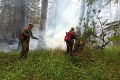 Из-за дыма от лесных пожаров эвакуировали жителей села в Хабаровском крае