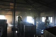 Пожар на складе с велосипедами ликвидирован в Хабаровске (ВИДЕО)