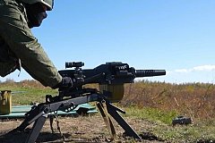 Мобилизованные военнослужащие Хабаровского края отрабатывают стрельбы на полигоне