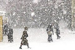 Снежный циклон придет в Хабаровский край на выходных