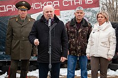 Мэр Хабаровска приветствовал участников открытого первенства Хабаровского края по «Джип-Слалому»