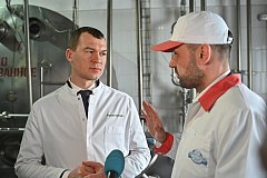 Михаил Дегтярев оценил мощности и перспективы Переяславского молочного комбината