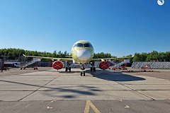 В Комсомольске начались наземные испытания первого самолета «Sukhoi Superjet New»