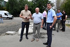 Сергей Кравчук поручил до 14 июля восстановить благоустройство на улице Воровского