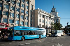 В центре Хабаровска 23 сентября изменится схема движения общественного транспорта
