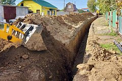 В селе Троицком в рамках нацпроекта активно ведется строительство водопровода