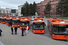 Еще семь новых белорусских троллейбусов «МАЗ» прибыли в Хабаровск