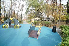 В хабаровском парке имени Гагарина появилась новая детская площадка