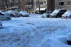 Хабаровчане массово жалуются на качество уборки хабаровских дворов от снега и наледи