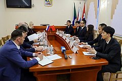 Мэр Хабаровска рассказал о развитие острова Большой Уссурийский на встрече с делегацией из КНР