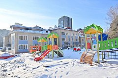 Строительство детского сада на Запарина в Хабаровске находится в завершающей стадии