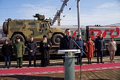 "Сила в правде": уникальный агитпоезд прибыл в Хабаровский край