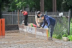 Строительство модульного спортивного зала в поселке Горького отстаёт от графика