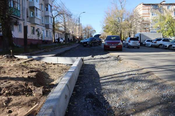 Подрядчику предписано восстановить благоустройство на перекрёстке Павловича - Гамарника в пятидневный срок