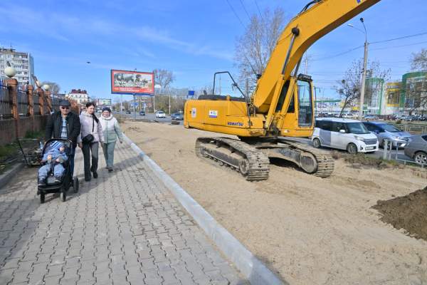 В Южном микрорайоне восстановят благоустройство всех территорий, где в летне-осенний период энергетики заменили и отремонтировали участки теплосетей